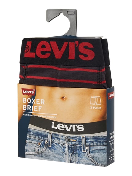 Levi's® Trunks met stretch in een 2-pack Rood - 2