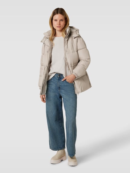 s.Oliver RED LABEL Puffer Jacket mit Kapuze Beige 1