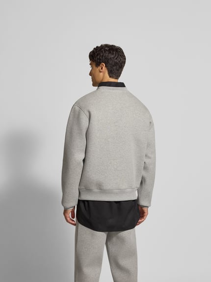 DAILY PAPER Sweatshirt mit Label-Stitching Mittelgrau 5