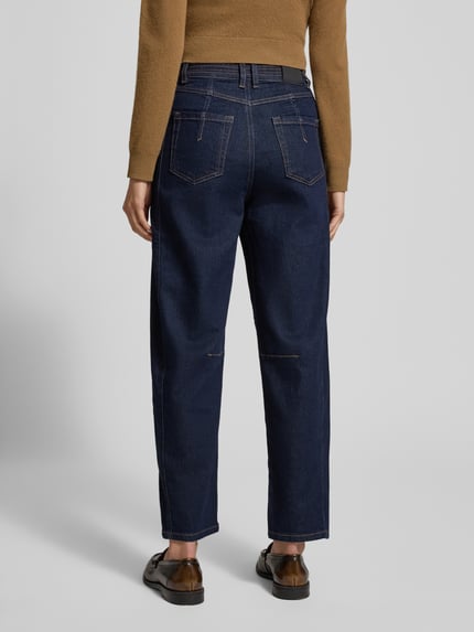 Marc Cain Relaxed Fit Jeans im 5-Pocket-Design Marine Melange 5