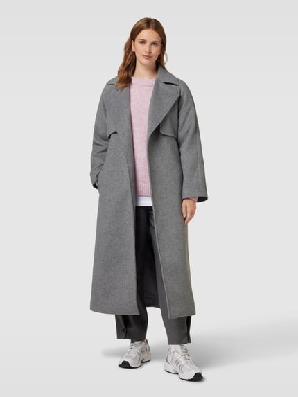 Natalie Oettgen X P&C* Mantel mit Gürtel - Natalie Oettgen X P&C* Silber Melange 1