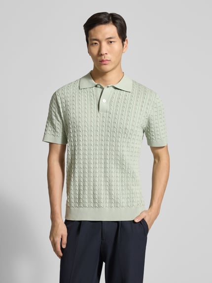 Selected Regular Fit Poloshirt aus reiner Baumwolle Modell 'MATTIS' Lind 4