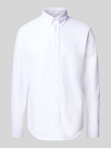 Les Deux Regular Fit Freizeithemd mit Button-Down-Kragen Modell 'Konrad' Weiss 2