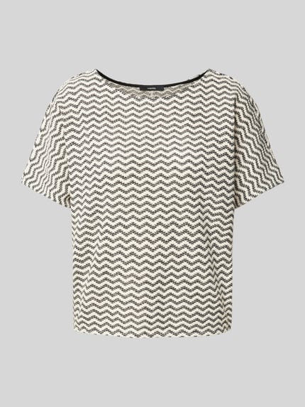 someday. T-Shirt mit Strukturmuster Black 2