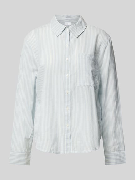 Regular fit overhemdblouse met borstzak, model 'RUMANA' Shop The Look MANNEQUINE