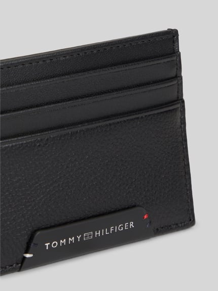 Tommy Hilfiger Portemonnaie aus echtem Rindsleder Modell 'CORP CC HOLDER' BLACK 2