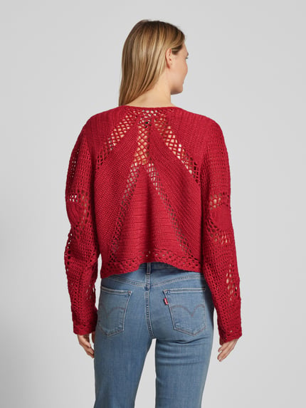 FARM RIO Strickjacke mit Knopfleiste Rostrot 5