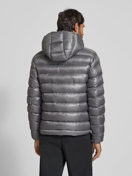 Blauer USA Steppjacke mit Zweiwege-Reißverschluss Modell 'ADAMS' Graphit 5