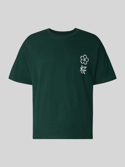 relaxed fit t-shirt van pure katoen model "DYLAN" Shop The Look MANNEQUINE