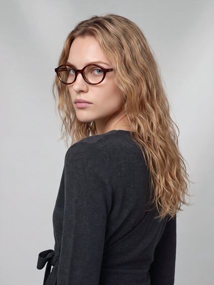ONLY Langarmshirt mit Wickeloptik Anthrazit Melange 3