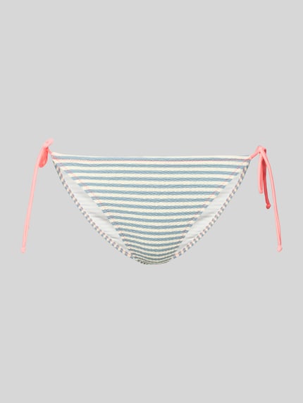 Banana Moon Bikini-Hose mit seitlichen Schnürungen Modell 'LENKA' Blau 1