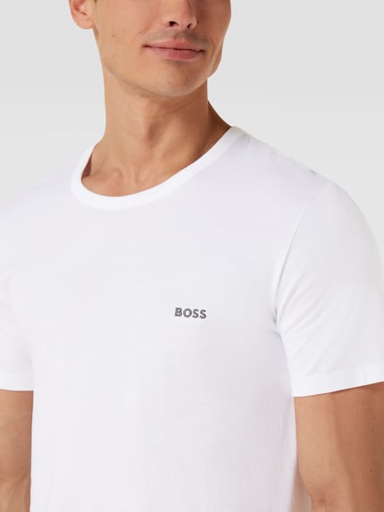 BOSS Regular Fit T-Shirt aus reiner Baumwolle Modell 'CLASSIC' im 3er-Pack Anthrazit 3