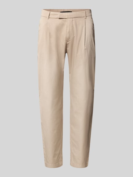 Slim Fit Anzughose mit Biesen und französischen Eingrifftaschen Shop The Look MANNEQUINE