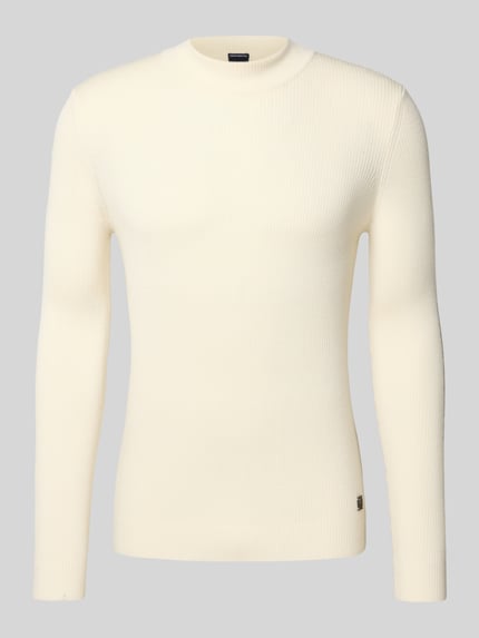 JOOP! COLLECTION Gebreide pullover met ribboorden, model 'Donteo' Beige - 2