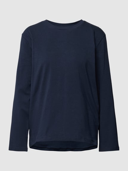 SCHIESSER Pyjama-Oberteil im unifarbenen Design Modell 'Mix+Relax' Marine 1