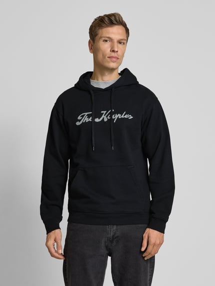 The Kooples Hoodie mit Label-Print Black 4