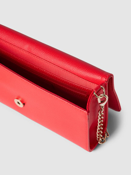 Valentino Bags Clutch met labelapplicatie, model 'DIVINA' Rood - 4