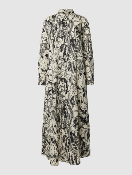 Marc O'Polo Maxikleid mit Allover-Print Black 2