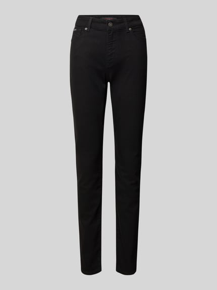 GUESS Jeans Skinny fit jeans met labeldetail Zwart - 2