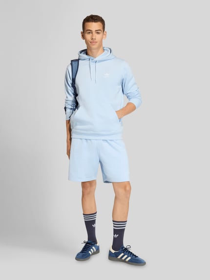 adidas Originals Sweatshorts aus Baumwoll-Mix Hellblau 1