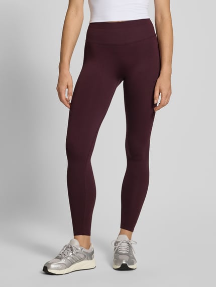 Fabletics Legginsy z elastycznym pasem Bordowy 4