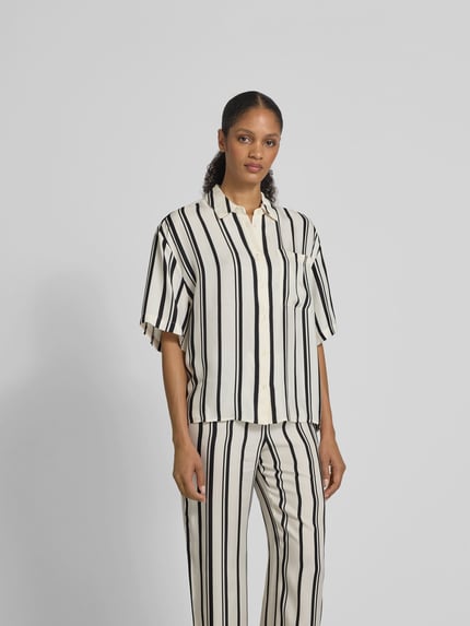 Anine Bing Oversized overhemdblouse met knoopsluiting Wit - 4