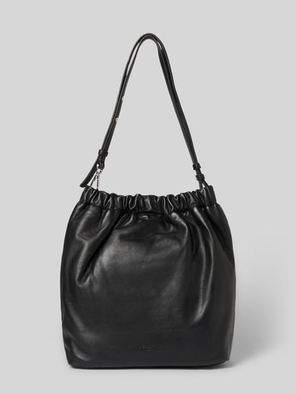 Hobo Bag mit Logo-Prägung Modell 'CLOUD' Shop The Look MANNEQUINE