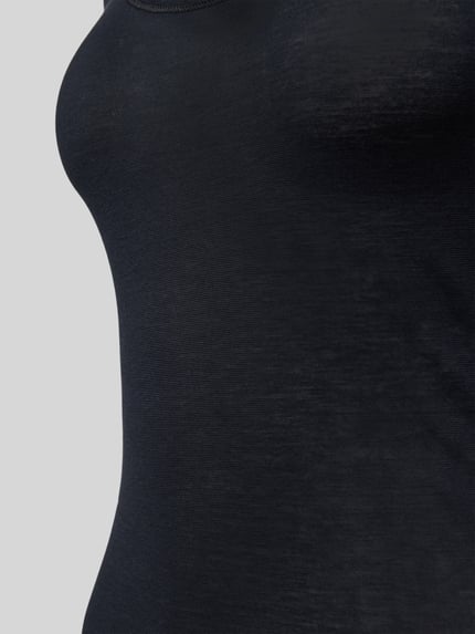 HANRO T-shirt z okrągłym dekoltem Czarny 2
