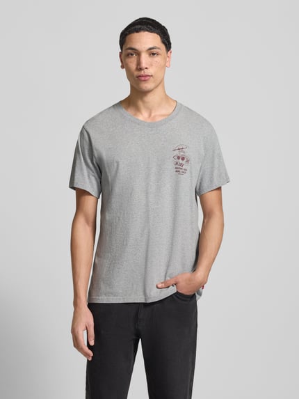 Levi's® relaxed fit T-shirt van puur katoen Lichtgrijs gemêleerd - 4