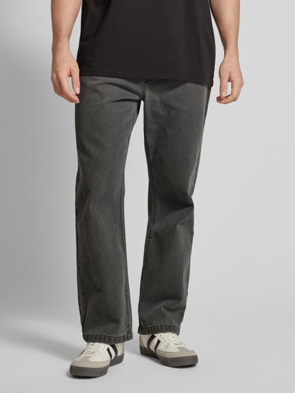 PEGADOR Baggy Fit Jeans imm 5-Pocket-Design Modell 'BALTRA' Dunkelgrau 4