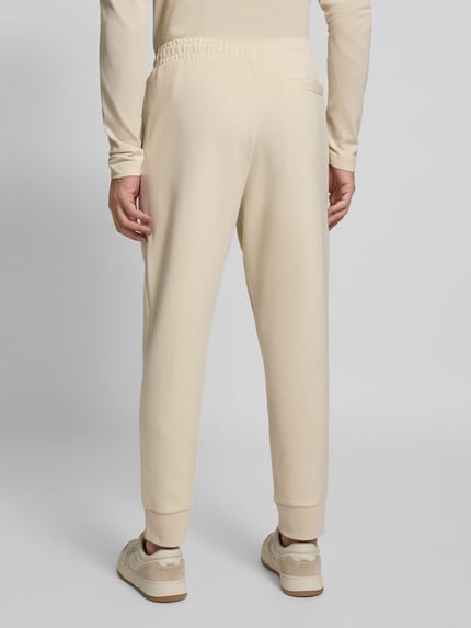 BOSS Green Regular Fit Sweatpants aus Baumwoll-Mix Beige 5
