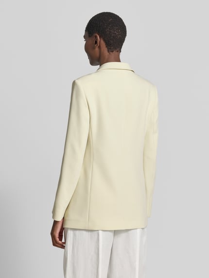 BOSS Orange Regular Fit Longblazer mit Reverskragen Modell 'JABLA3' Hellgelb 5