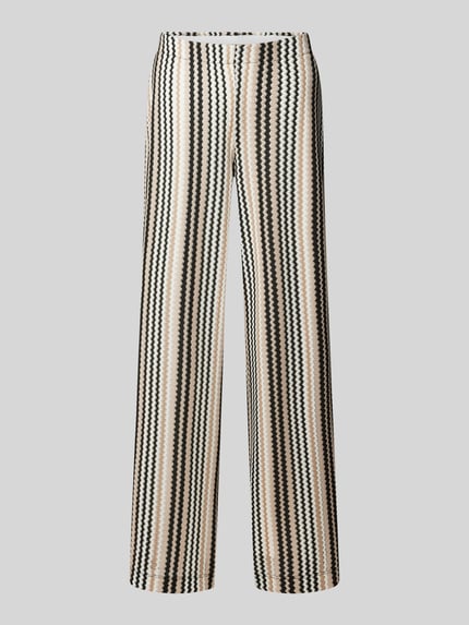 Smith and Soul Broek in all-over look met elastische band Beige - 2