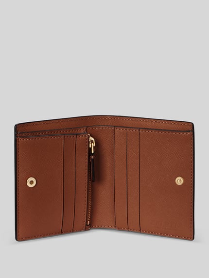 Lauren Ralph Lauren Portemonnee van echt rundleer Cognac - 3