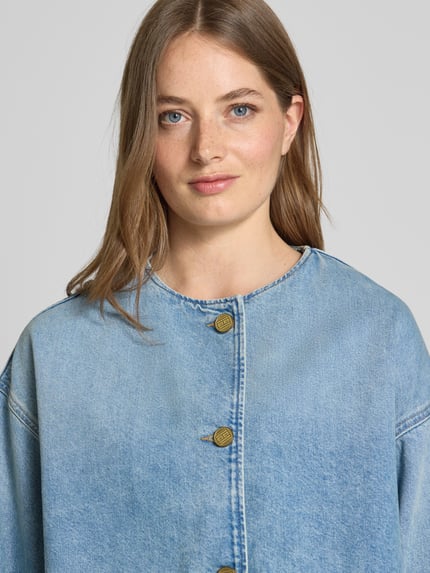 Tommy Hilfiger Regular fit jeansjack van een mix van katoen en lyocell Lichtblauw gemêleerd - 3