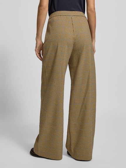 Gestuz Stoffen broek met elastische band Model 'chicca' Camel - 5