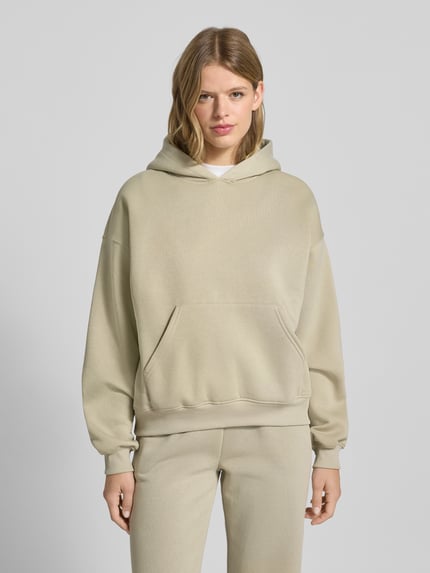 Gina Tricot Hoodie mit überschnittenen Schultern und Känguru-Tasche Sand 4