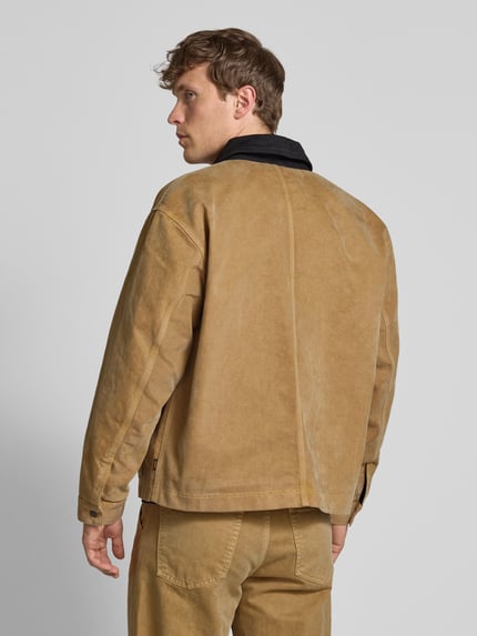 BOSS Orange Regular Fit Jeansjacke aus reiner Baumwolle Modell 'DETROIT' Beige 5