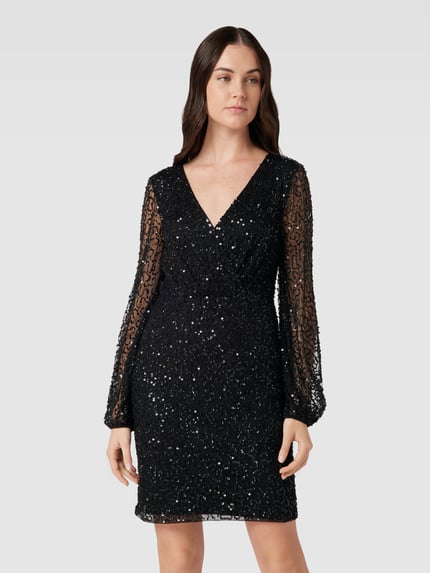 Jake*s Cocktail Cocktailkleid mit Paillettenbesatz Black 4