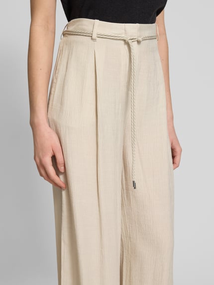 Christian Berg Woman Stoffhose mit Seitentaschen Ecru 3