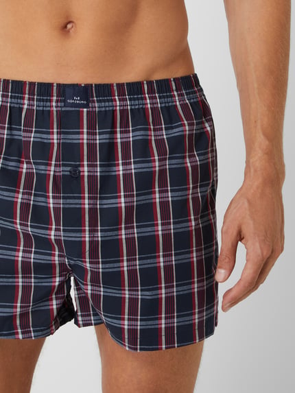 GÖTZBURG 1889 Boxershorts mit Label-Patch im 2er-Pack Dunkelblau 2