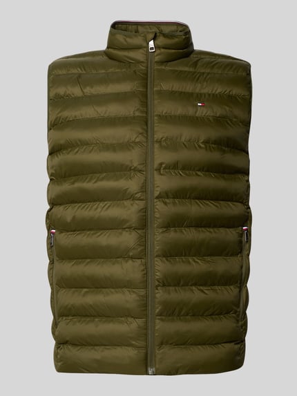 Tommy Hilfiger Regular fit bodywarmer met logostitching Groen - 2