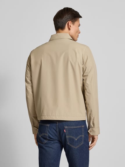 Tommy Hilfiger Regular Fit Blouson mit Umlegekragen Beige 5