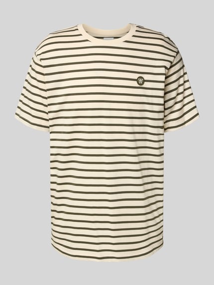 T-Shirt mit Rundhalsausschnitt Modell 'Ace' Shop The Look MANNEQUINE
