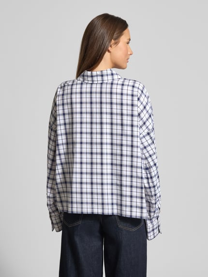 DRYKORN Oversized overhemdblouse met knoopsluiting model 'OSHIA' Offwhite - 5