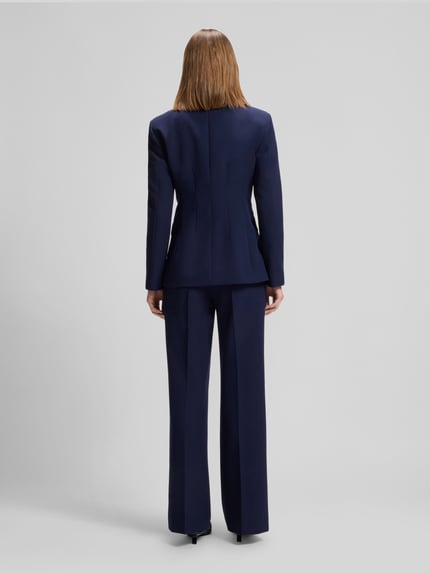 HUGO Regular Fit Blazer mit 2-Knopf-Verschluss Marine 5