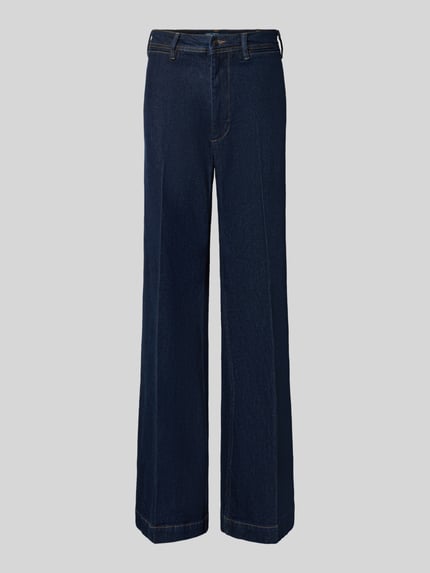 Wide & loose fit jeans van katoenmix Shop The Look MANNEQUINE