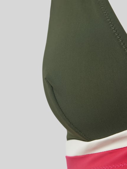 Banana Moon Bikini-top met elastische tailleband model 'DINO MONTECITO' Olijfgroen - 2