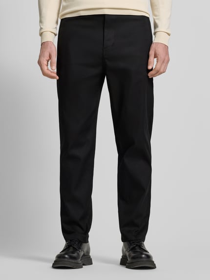 BOSS Orange Regular Fit Chino mit Kordelzug Black 4