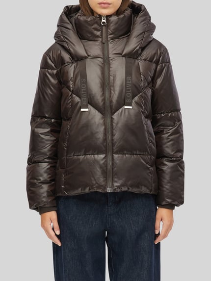 s.Oliver RED LABEL Pufferjacke mit Kapuze Modell '2187773' Schoko 3
